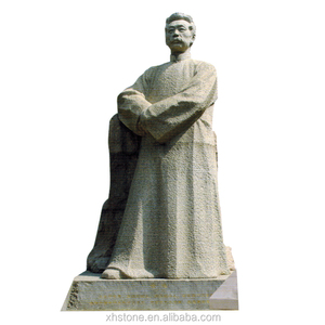 Escultura de piedra Natural china para personas famosas al aire libre, figura grande de pie, estatua de tamaño real - Product Image 6