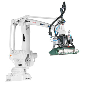 Tự động phân bón hạt giống thức ăn xi măng Túi palletizer băng tải Robot palletizing cánh tay Gripper ABB Robot công nghiệp Dây chuyền đóng gói - Product Image 2