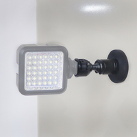 Support de fixation magnétique à ventouse avec adaptateur de vis 1/4 pour trépied et rotule pour caméras d'action GoPro, Insta360 et DJI OSMO 360