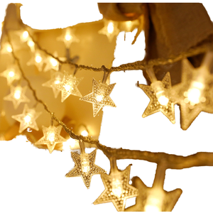 2 m20 luci a LED a batteria luci impermeabili per interni/esterni di natale luci a stella IP44 illuminazione decorativa per camera da letto - Product Image 4