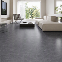 Plancher rigide SPC à système de clic, facile à poser soi-même, imperméable et résistant à l'usure