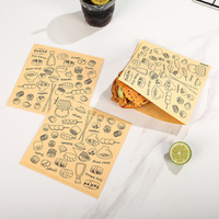 Papier alimentaire anti-graisse très vendu pour emballer les sandwichs et les burgers, résistant à l'huile et imperméable