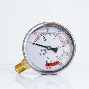 เกจวัดความดันไฮดรอลิกแบบจุ่มน้ำมัน <span class=keywords><strong>NPT</strong></span> เชื่อมต่อด้านล่าง3/<span class=keywords><strong>8</strong></span> "<span class=keywords><strong>1</strong></span>/4" - Product Image 4