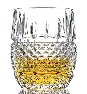 Wholesale Custom Unique Design Crystal Liquor Whiskey Glass For Drink Whisky Vodka Glasses