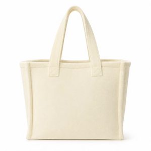 Multi Pocket Zipper Closure Terry <b>Towel</b> Fabric Shoulder Bag Custom Solid Color Available Reusable Daily Bag Wholesale - Product Image 2