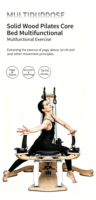 Machine d'entraînement Pilates Gyro professionnelle réglable et durable en bois, directement de l'usine, pour studio de yoga