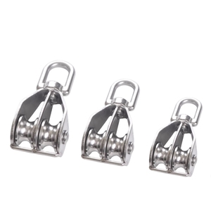 Halat sistemleri için ağır sanayi sınıfı kaldırma döner çift kasnak tel halat zincir kasnak döner yük taşıyan kasnak - Product Image 5