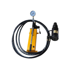 Mining Anchor Cable Tensioning Equipment MS18 200 60 MQ22 300 60 Pneumatic Steel Strand Prestressing Jack Yellow Metric - Product Image 1