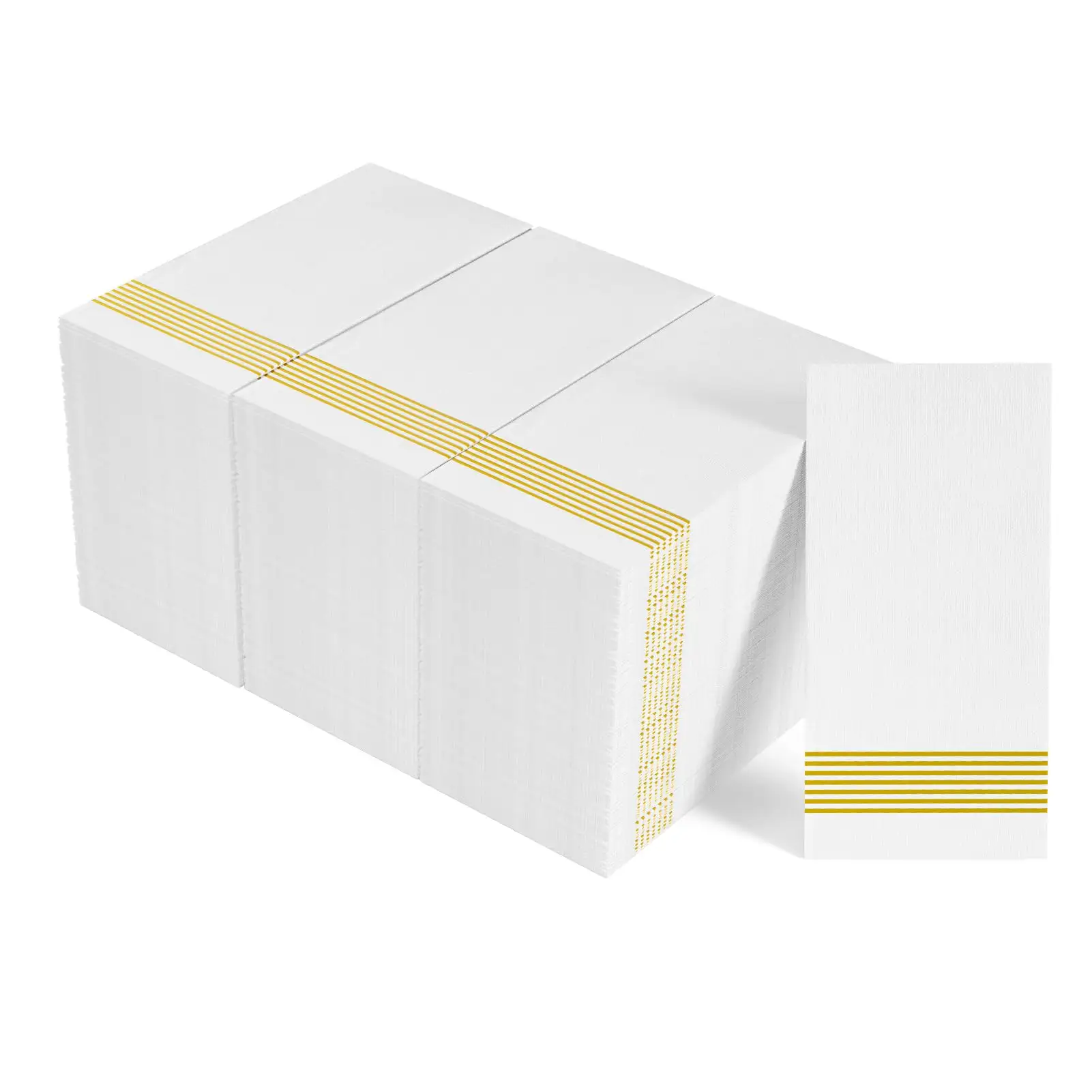 Printed 300pcs Disposable 3 ply Dinner Napkins for Table Kitchen Wedding Event Paper Napkins