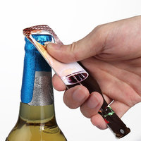 2024 nouvel été 3D coloré bouteille forme Bar ouvre-bière en acier inoxydable Sublimation blanc ouvre-bouteille personnalisé ouvre-bouteille