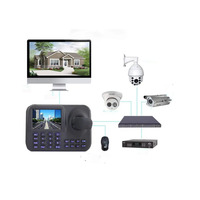 Cámara IP domo de alta velocidad, controlador PTZ, Joystick, teclado de red