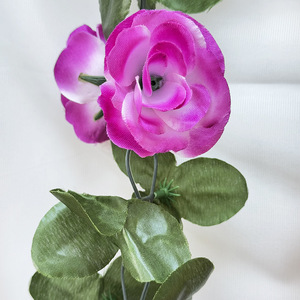 Meiyu Craft Flower Factory - Guirnaldas de Rosas Artificiales, 24 Piezas, Flores de Seda, Guirnaldas para Bodas, Decoración del Hogar - Product Image 5
