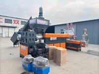Ligne d'extrusion-granulation à vis unique PS, machine de recyclage PP PE PA EVA, granulateurs plastiques double étage pour déchets plastiques