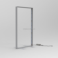 Profils en aluminium Support de boîte à lumière LED en forme de rectangle pour photobooth Poster Design Popup Publicité Boîte à lumière Affichage