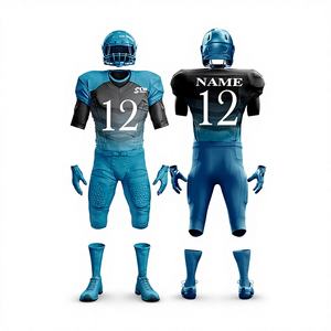 Divisa Personalizzata per Football Americano e Rugby, Maglia da Competizione, Uniforme da Allenamento, Completo Sportivo con Stampa Digitale e Vita Elastica - Product Image 1