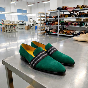 Mocassini Eleganti da <span class=keywords><strong>Uomo</strong></span> in Pelle Scamosciata, Scarpe <span class=keywords><strong>Casual</strong></span> alla Moda per Matrimoni e Feste, Calzature Retrò di Alta Qualità Fatte a Mano - Product Image 2