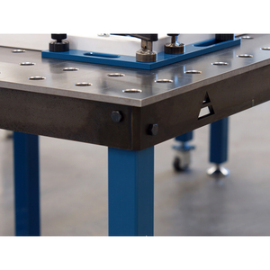 Basic GPPH <b>welding</b> <b>bench</b> 1x1mt, 12mm thick, 16mm holes - Product Image 2