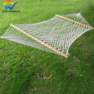 Hamaca Doble <span class=keywords><strong>de</strong></span> Cuerda, Columpio <span class=keywords><strong>de</strong></span> Exterior, Hamaca Colgante <span class=keywords><strong>de</strong></span> Cuerda <span class=keywords><strong>de</strong></span> Algodón, Hamaca Portátil con Separador <span class=keywords><strong>de</strong></span> <span class=keywords><strong>Madera</strong></span> - Product Image 1