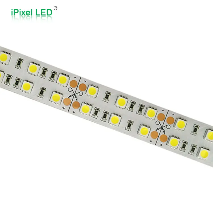 High Quality New Dual Row Architectural 24V Led Adhesive Tape 5050 Led Strip Light For Home Office Building