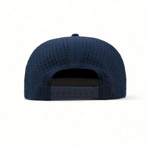Gorra de Béisbol Deportiva de Alta Calidad, 5 Paneles, Algodón, Logotipo en Relieve, Impermeable, Bordado 3D, Perforada, con Cuerda, Unisex, para Adultos - Product Image 4
