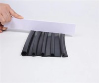 Cordon en caoutchouc silicone extrudé flexible, tige en caoutchouc ronde personnalisée