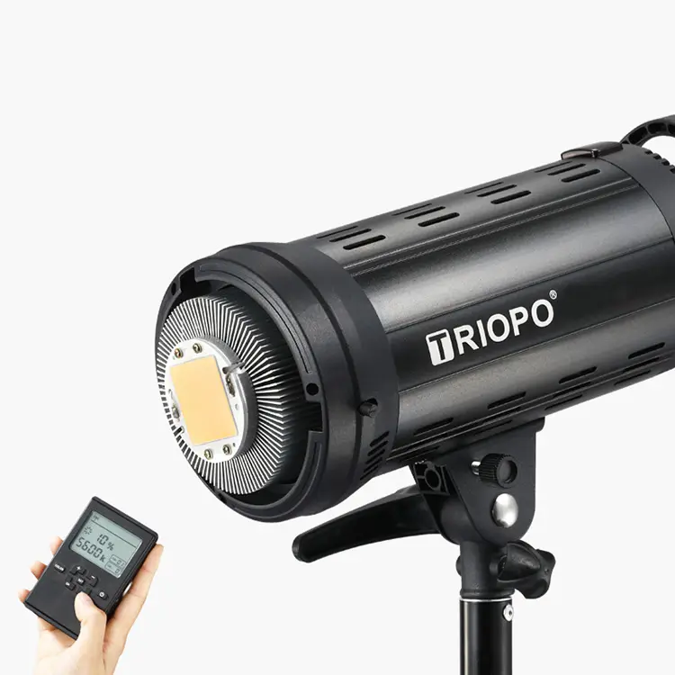 Triopo Bowens Mount Led Doorlopende Professionele Video Licht Verlichting Met Afstandsbediening Voor Studio Foto-Video-Opname