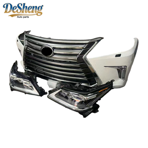 Alta Calidad a Bajo Precio - Compatible con <span class=keywords><strong>Lexus</strong></span> <span class=keywords><strong>LX</strong></span>. Incluye Parachoques Delantero, Faros Delanteros, Rejilla, Radiador, Rejillas de Ventilación. Ajuste Perfecto. - Product Image 5