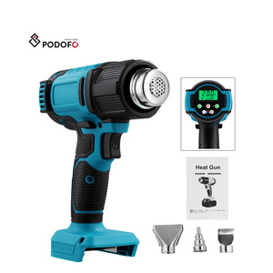 <span class=keywords><strong>Pistola</strong></span> de Aire Caliente Inalámbrica Podofo Recargable con Batería de Litio de 18V, Multifunción, Temperatura Ajustable, para Reparación de Electrónicos, OEM - Product Image 1