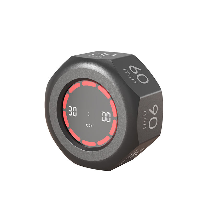 Pomodoro Timer LCD Digital Kitchen Timers Set 3 5 30 90 Minutes Kids Study Cooking Egg Gym Cube Visual Countdown Tomato Timer