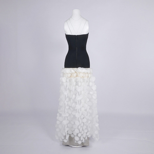 Elegant Strapless <strong>Dot</strong> Mesh <strong>Maxi</strong> <strong>Dress</strong> for Women Slim Fitting Straight Perspective Skirts Casual Bow Sexy Ladies <strong>Dresses</strong> - Product Image 2