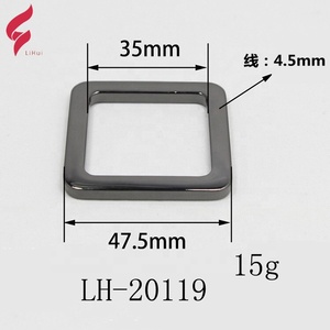 Accessoires de fabrication de sacs personnalisés, écologiques, en alliage de zinc, sans nickel, sans plomb, avec <span class=keywords><strong>logo</strong></span> personnalisé, pièces de sac - Product Image 3