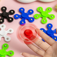 Juguete Antiestrés de 5 Bolas con Forma de Flor de Ciruelo, Trompo Giratorio para Dedos, Alivio de la Ansiedad y el Estrés