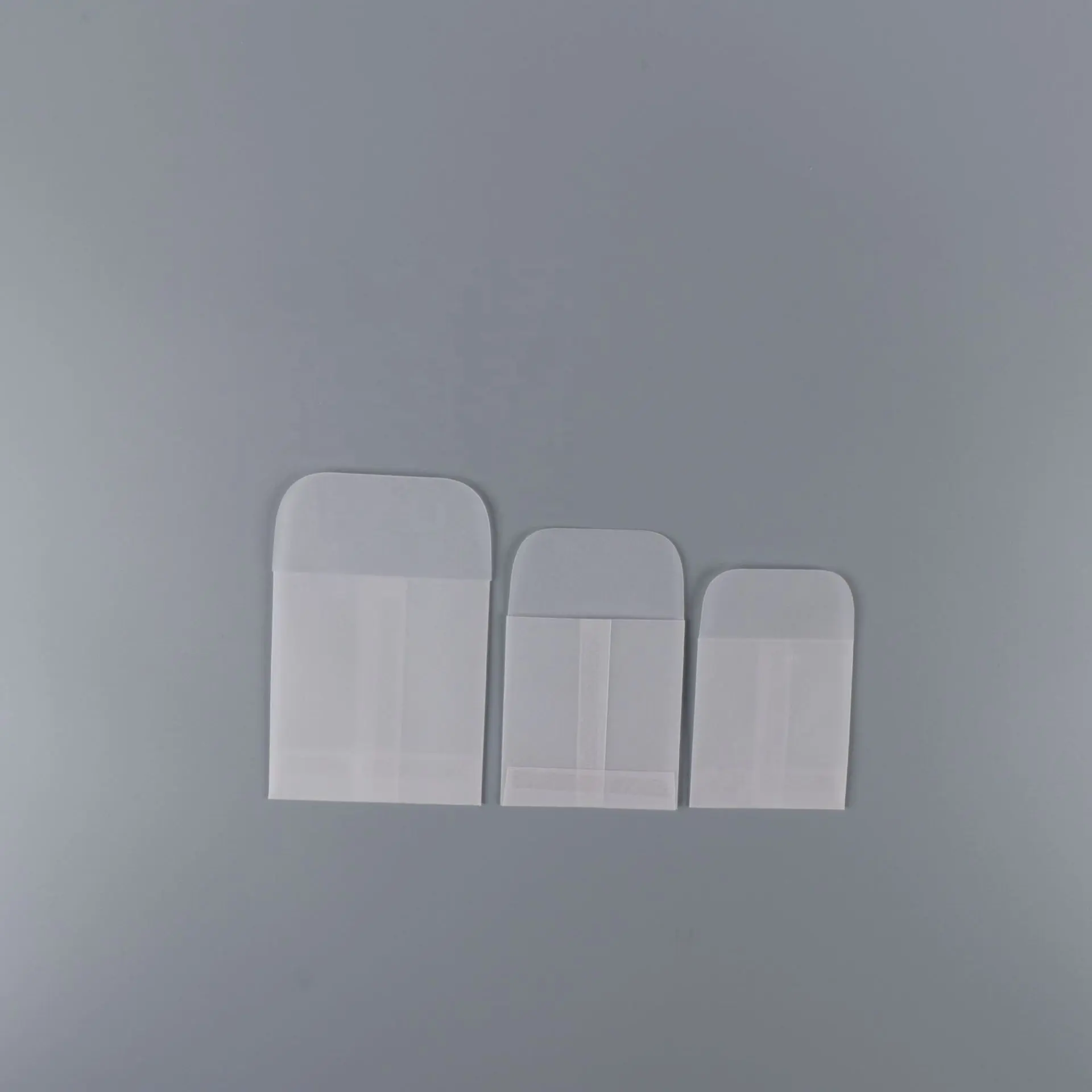 Ready to ship transparent paper umschlag coin envelope seed packaging glassine envelopes accept custom logo