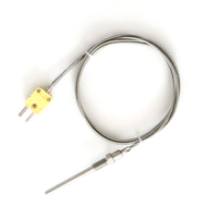 Kabel Thermocouple Tipe K, Sensor Termokopel Dapat Ditekuk Industri Temperatur Tinggi