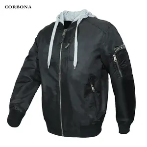 CORBONA nuovo cappotto oversize primaverile giacca a vento giacche da Baseball forza Parka con cappuccio Multi tasche staccabili