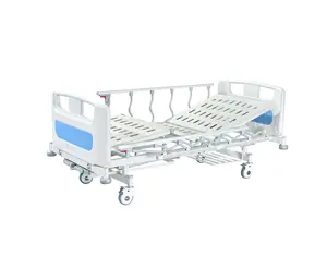 HH/BC-F-3-G-017 экономичная ручная медицинская кровать из нержавеющей стали с 2 кренками, металлический материал для больничного пациента, гарантия 1 год