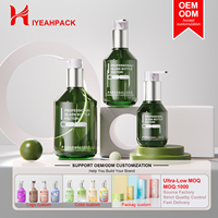 Flacon pompe moussant de luxe en verre pour crème visage, soin de la peau, savon liquide, 300ml, 150ml, 50ml, couleurs et logos personnalisés