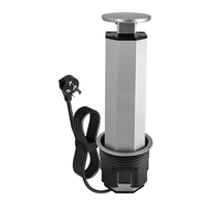 Neue intelligente motorisierte Popup-Steckdosen Top Wireless Charging Lifting Tower Schreibtisch Pop Lifting-Steckdose mit USB für die Büro küche