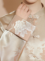 Nouvelle Veste Rétro en Polyester pour Femme, Style National Chinois Brodé, Boutonnée, Coupe Classique, Printemps
