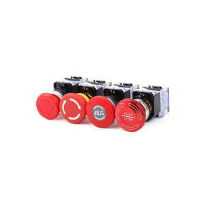 LA38-11ZS-R 22mm Rojo Grande 15A 1NO1NC Interruptor de botón de paro de emergencia tipo hongo con retención y autobloqueo - Product Image 3