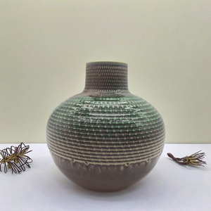 <span class=keywords><strong>Vase</strong></span> en céramique Bronze vert de qualité supérieure <span class=keywords><strong>Vase</strong></span> à fleurs en poterie ronde pour jardin et décor de tombe <span class=keywords><strong>Vase</strong></span> en porcelaine de qualité supérieure - Product Image 2