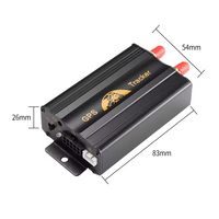 Rastreador GPS para Auto GPS103A con Seguimiento en Tiempo Real por Aplicación, Función de Apagado de Motor, GPRS, SMS, Garantía de 12 Meses para Uso Automotriz