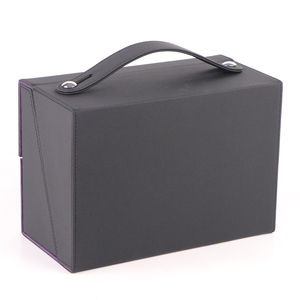 Caja de Almacenamiento Personalizada para Tarjetas Deportivas, Caja de Almacenamiento de Cartas de Juego/<span class=keywords><strong>Magic</strong></span> de Cuero PU Personalizable - Product Image 2