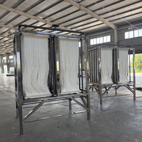 Module MBR à membrane en fibres creuses PVDF de 360 m², 10 m³/h, en forme de cassette, comme filtre pour la purification de l'eau pour l'habitation civile en Thaïlande