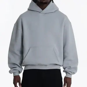 Yüksek kalite unisex kadın erkek nakış ağır ağırlık 350gsm polar pamuk boş ağır özel boy 500 gsm hoodies