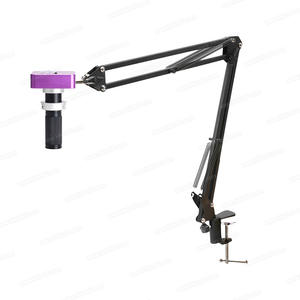 51MP 1080P 2KUSB工業用顕微鏡カメラ1X-150Xズーム<span class=keywords><strong>IR</strong></span>リモートコントロールビデオ顕微鏡PCBはんだ付け修理用 - Product Image 6