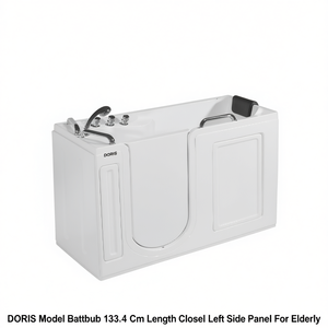 Bañera Modelo DORIS de 133.4 cm de Largo con Panel Lateral Izquierdo Cerrado para Personas Mayores - Product Image 2