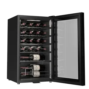 Lecon 24 Bottle Glass Door Display 70L Large Capacity Beverage Cooler Wine Fridge