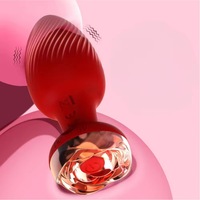 Vibrateur anal longo pour femmes, télécommande via application, 10 modes, design rose, rechargeable par USB, stimulation du point G.