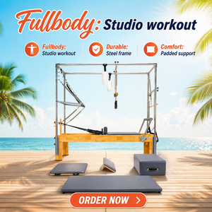 Set Fitness da Studio in acero riformatore per allenamento Yoga, <span class=keywords><strong>Pilates</strong></span> Reformer personalizzato, Set di cinque pezzi - Product Image 1